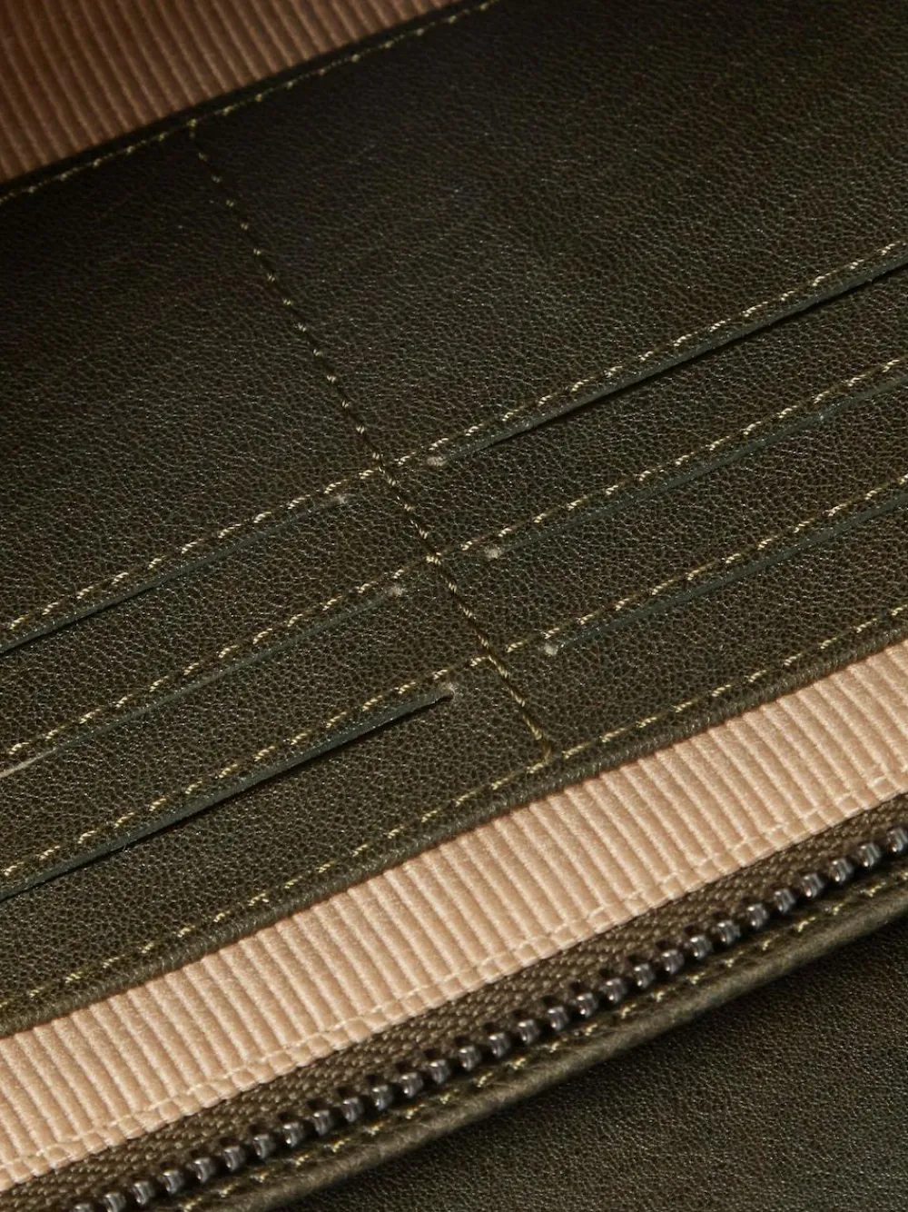 Osprey London Green The Compass Leather Travel Wallet