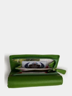 Osprey London Green The Tilly Leather Purse Gift Set^Women Purses