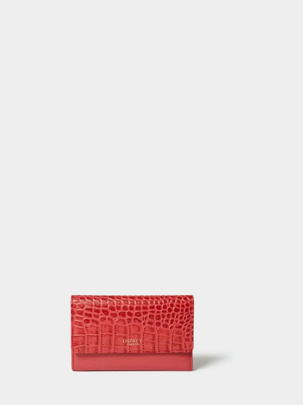 Discount Osprey London The Kellie Leather Matinee Purse Red