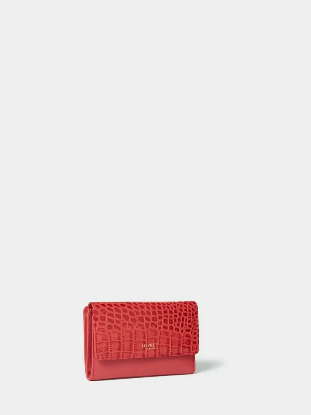 Discount Osprey London The Kellie Leather Matinee Purse Red