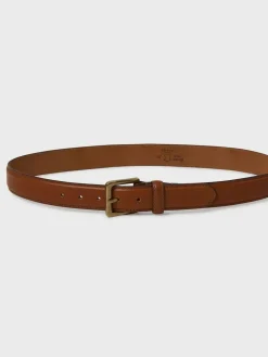 Online Osprey London Tan The Profile Leather Belt