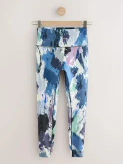 Next Balance Sports Yoga Leggings Paint Print