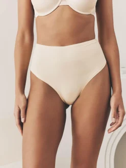 Next Paisley High Rise High Leg Cotton Lace Knickers 4 Pack^Women Panties