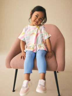 New Next Pale Blue Leggings (3mths-7yrs)