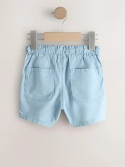 Next Pale Blue Pull On Shorts (3mths-7yrs)^BOY Shorts|Shorts
