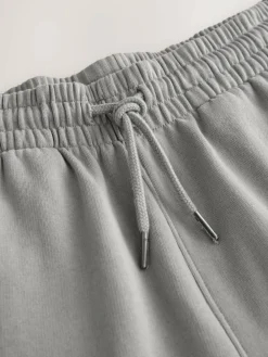 Next Pale Grey Brushback Heavyweight Open Joggers^ Loungewear|Joggers