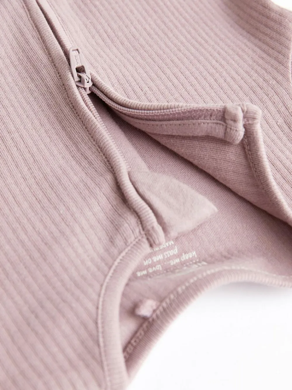 New Next Pale Pink 3 Pack Two Way Zip Baby Romper (0mths-3yrs)