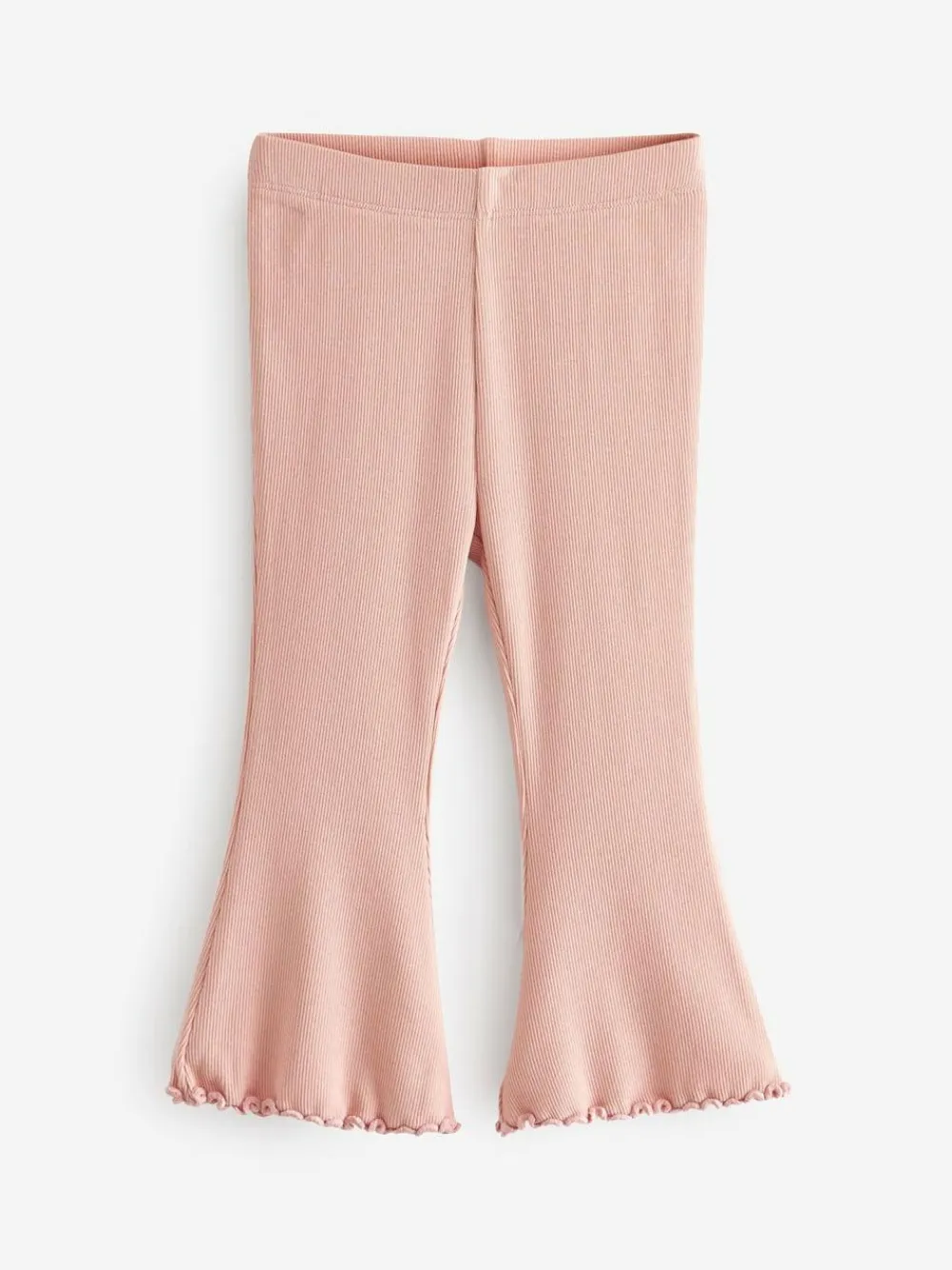 Next Pale Pink Rib Flare Leggings (3mths-7yrs)^ Pants & Leggings|Pants & Leggings
