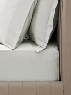 Online Next Pale Sage Green 300 Thread Count Collection Luxe 100% Cotton Extra Deep Fitted Sheet