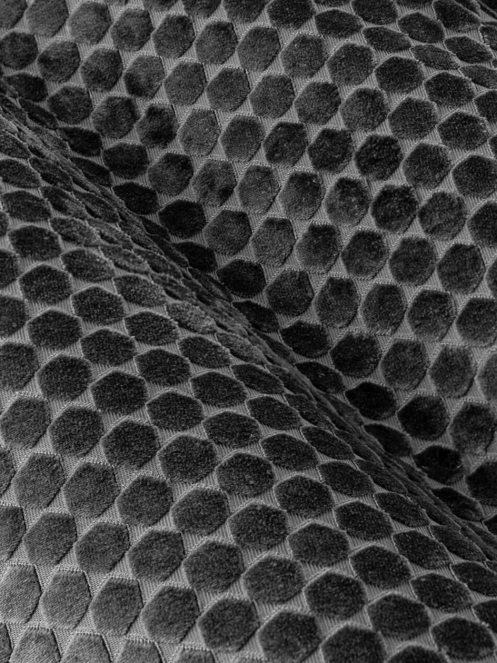 Paoletti Neptune Cut-Velvet Eyelet Curtains^ Curtains & Blinds