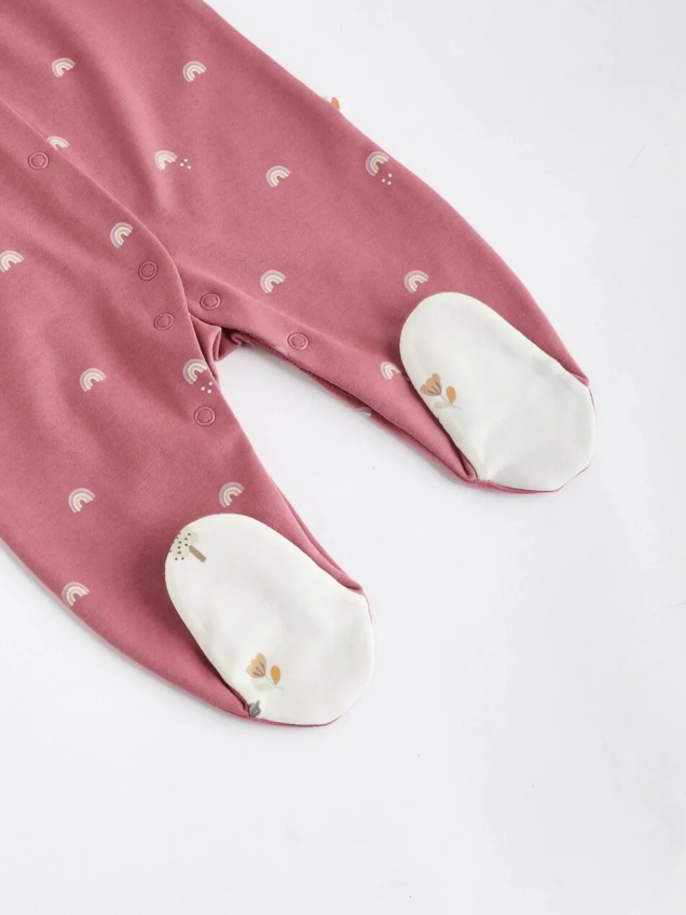 Next Pastel Character 5 Pack Baby Sleepsuits (0-2yrs)^ Nightwear