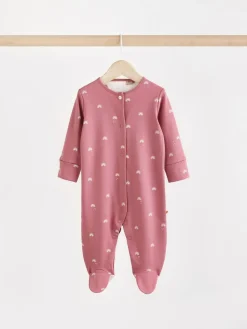 Next Pastel Character 5 Pack Baby Sleepsuits (0-2yrs)^ Nightwear