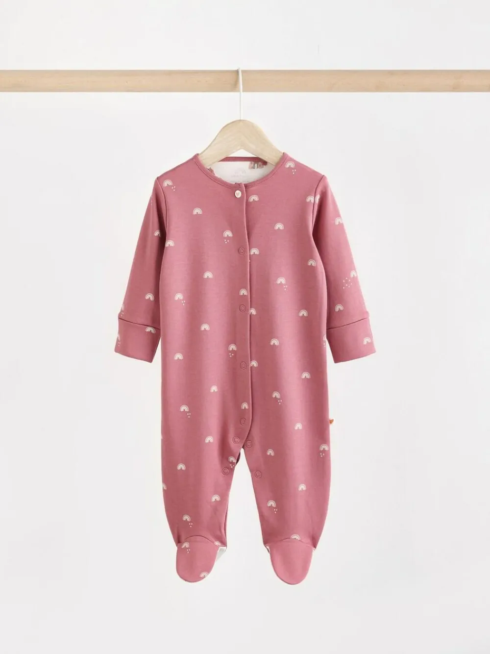Next Pastel Character 5 Pack Baby Sleepsuits (0-2yrs)^ Nightwear