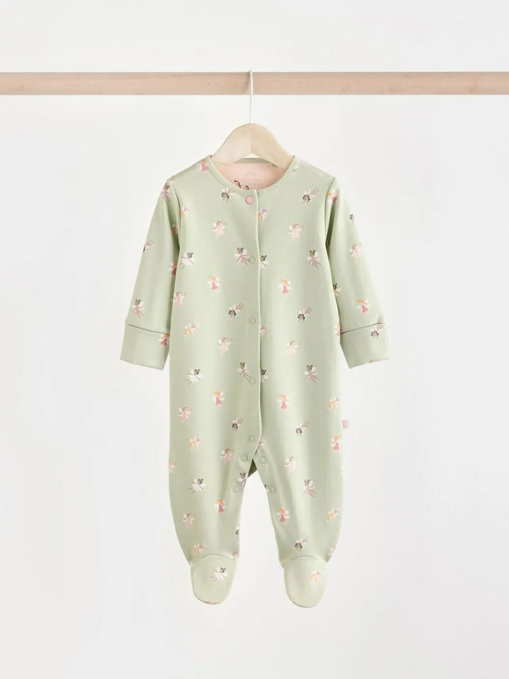 Next Pastel Character 5 Pack Baby Sleepsuits (0-2yrs)^ Nightwear