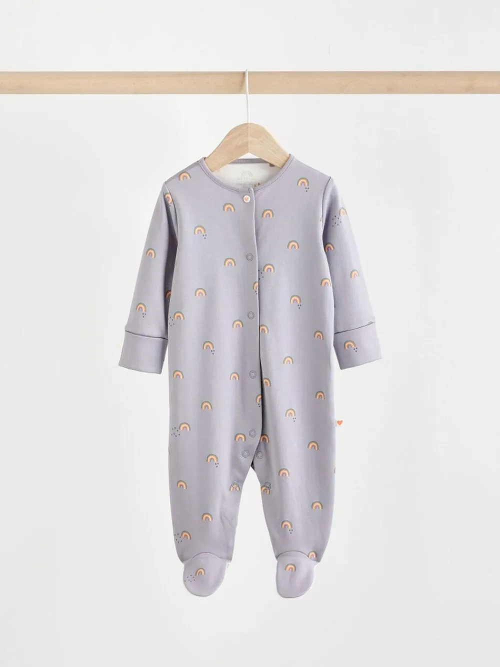 Next Pastel Character 5 Pack Baby Sleepsuits (0-2yrs)^ Nightwear