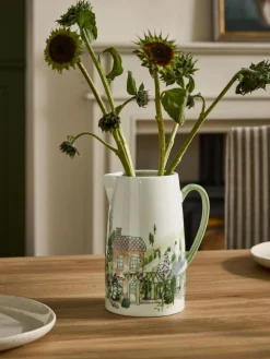 Discount Next Jug Vase Pastel House Scene