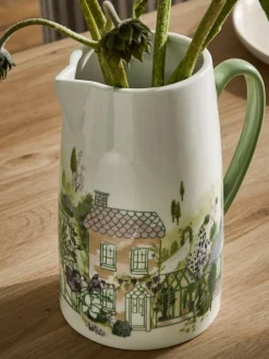 Discount Next Jug Vase Pastel House Scene