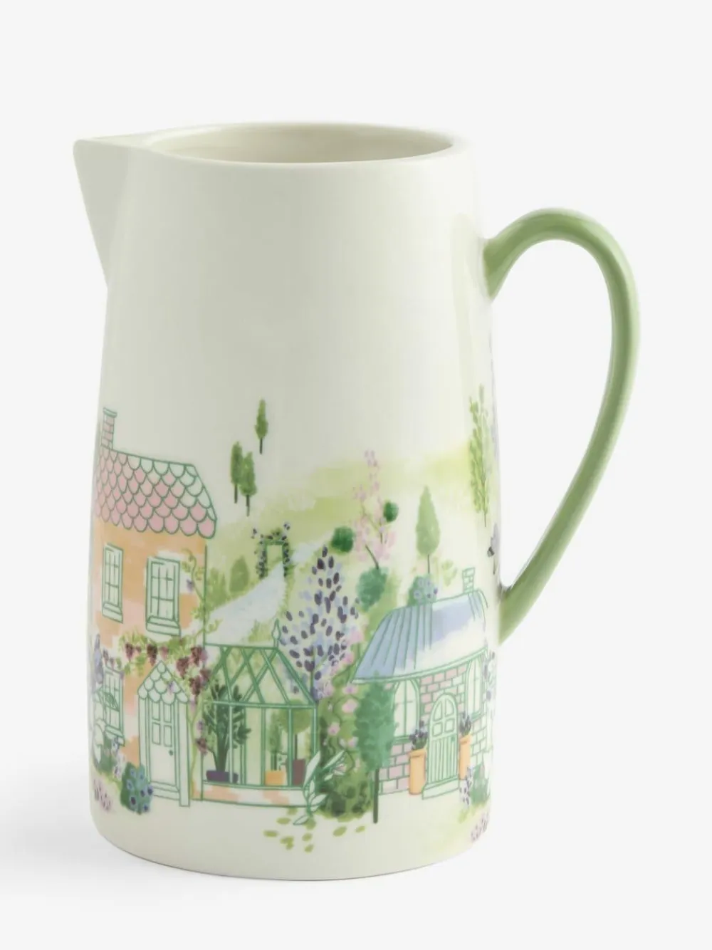 Discount Next Jug Vase Pastel House Scene