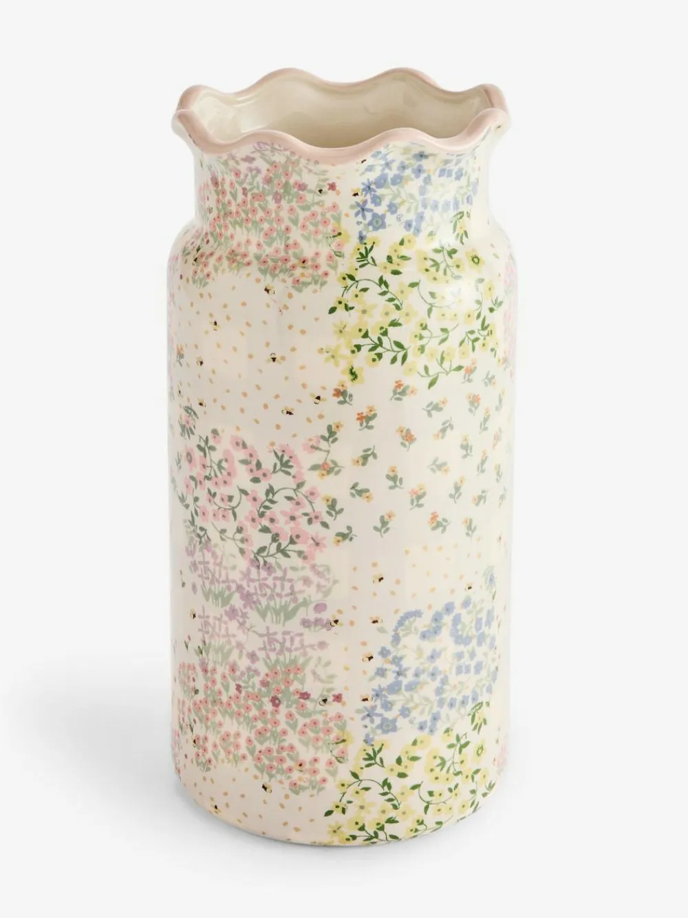 Next Pastel Patchwork Spring Floral Ceramic Vase^ Vases