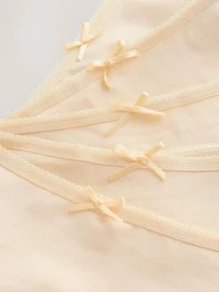 Next Pastel Rose Nude Boyshort Cotton Rich Knickers 5 Pack^Women Panties