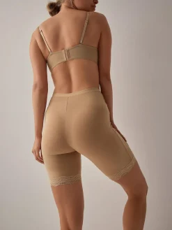 Outlet Next Cotton Blend Anti-Chafe Shorts 2 Pack Pastel Rose Nude