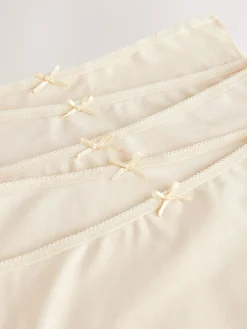 Outlet Next Pastel Rose Nude Full Brief Cotton Rich Knickers 5 Pack