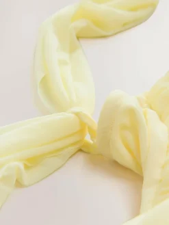 Next Pastel Yellow Mesh Multiway Wedding Guest Bridesmaid Maxi Dress^Women Maxi Dresses