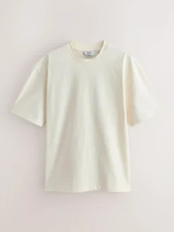 Next Relaxed Fit Heavyweight T-Shirts 5 Pack^ Nightwear|Tops & T-Shirts