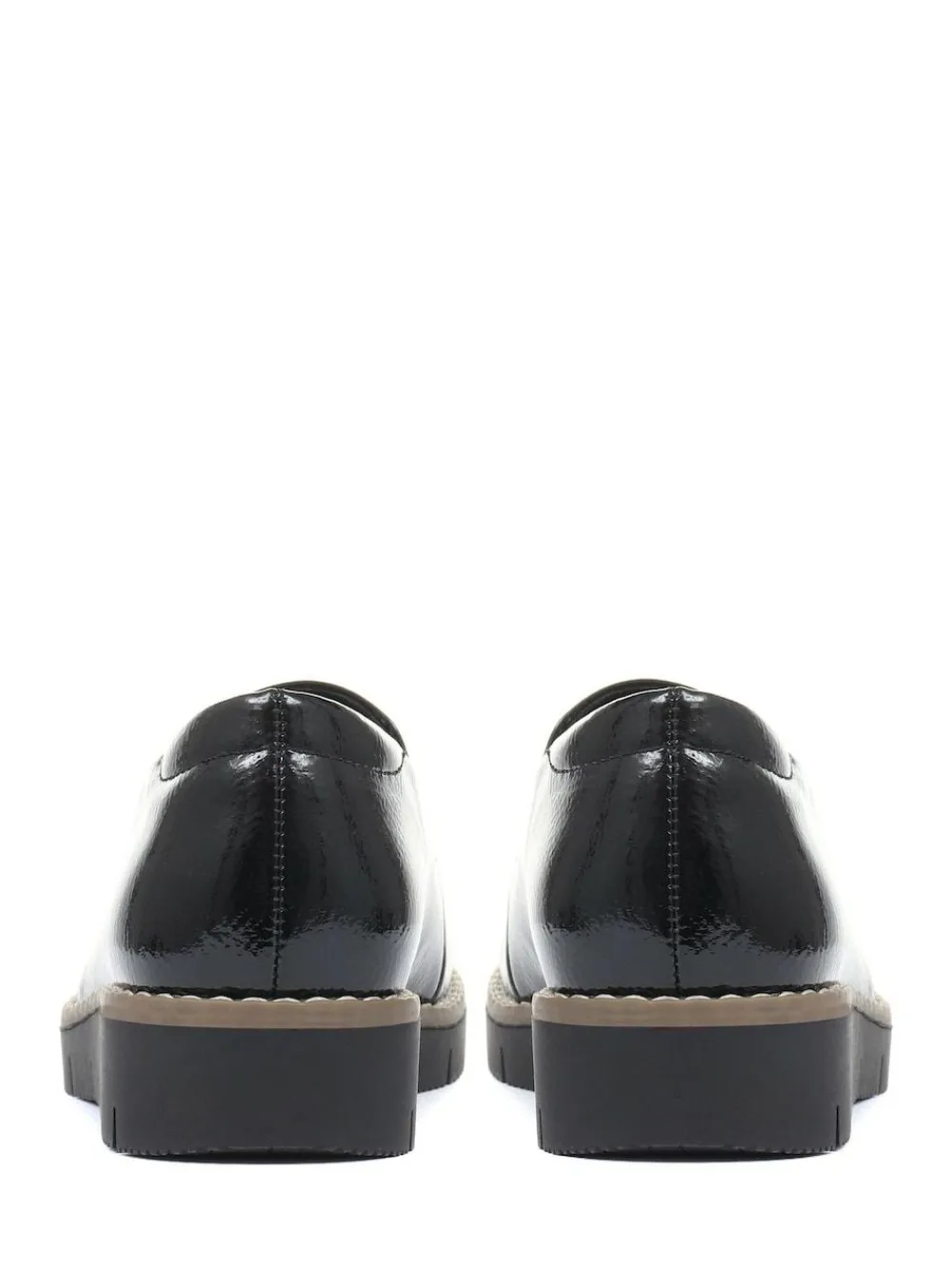 Pavers Black Ladies Slip-On Shoes^Women Flats
