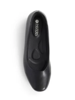 Pavers Black Pointed Toe Ballet Black Flats^Women Flats