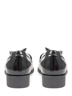 Pavers Black Smart Patent Loafers^Women Flats