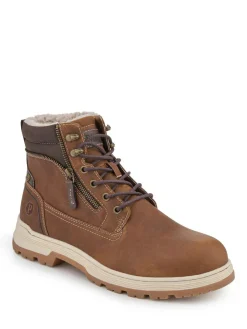 Best Pavers Brown Lace Up Boots