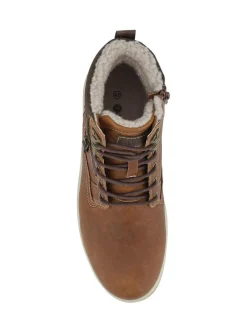 Best Pavers Brown Lace Up Boots