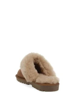 New Pavers Sheepskin Lined Slippers Brown