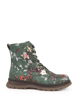 Pavers Lace Up Floral Boots^Women Boots & Wellies|Boots
