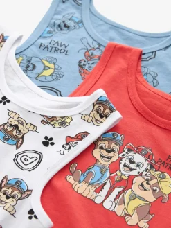 Clearance Next Paw Patrol 100% Cotton Vests 3 Pack (1.5-8yrs)