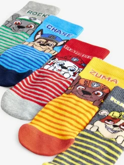 Clearance Next PAW Patrol Character Cotton Rich Socks 5 Pack