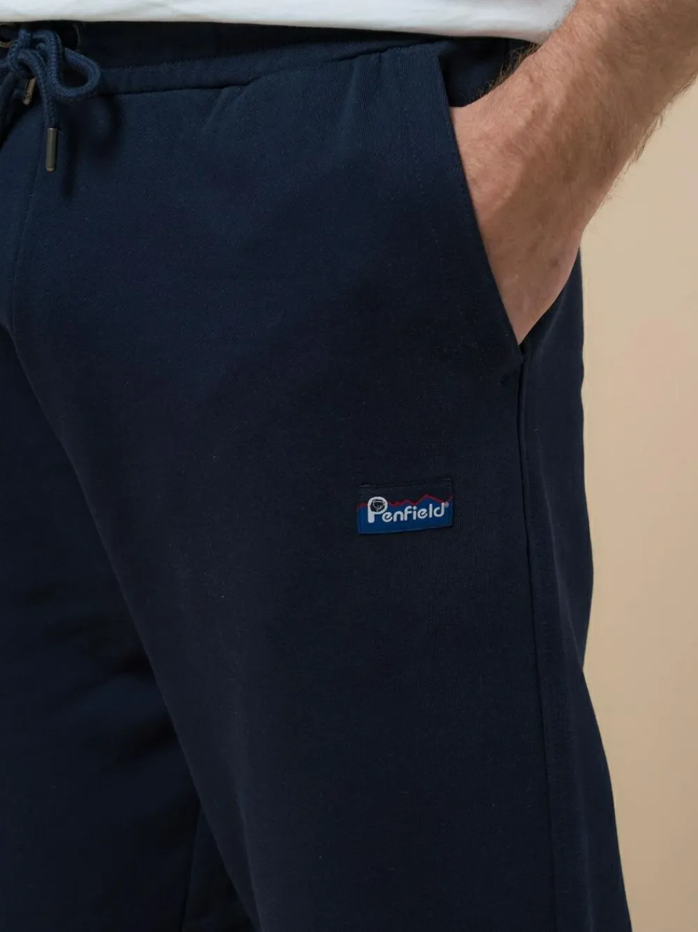 Best Penfield Mens Relaxed Fit 100% Cotton Original Logo Joggers Blue