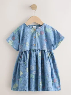 Next Short Sleeve Dress (3mths-8yrs)^ Dresses|Dresses