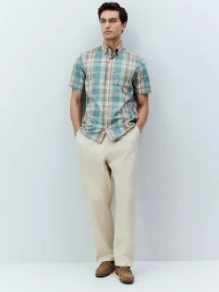 Next Regular Fit Short Sleeve Easy Iron Button Down Oxford Shirt^ Shirts