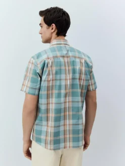 Next Regular Fit Short Sleeve Easy Iron Button Down Oxford Shirt^ Shirts