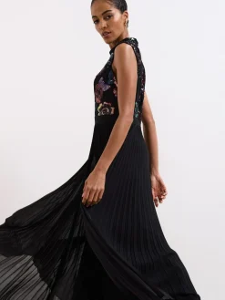 Phase Eight Black Lela Sequin Dress^Women Maxi Dresses