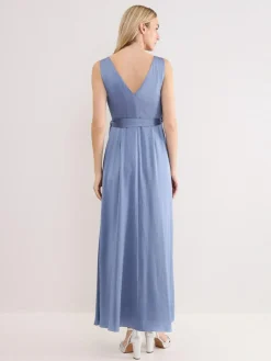 Online Phase Eight Blue Emlyn Wrap Dress