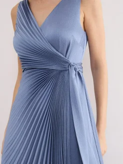 Online Phase Eight Blue Emlyn Wrap Dress