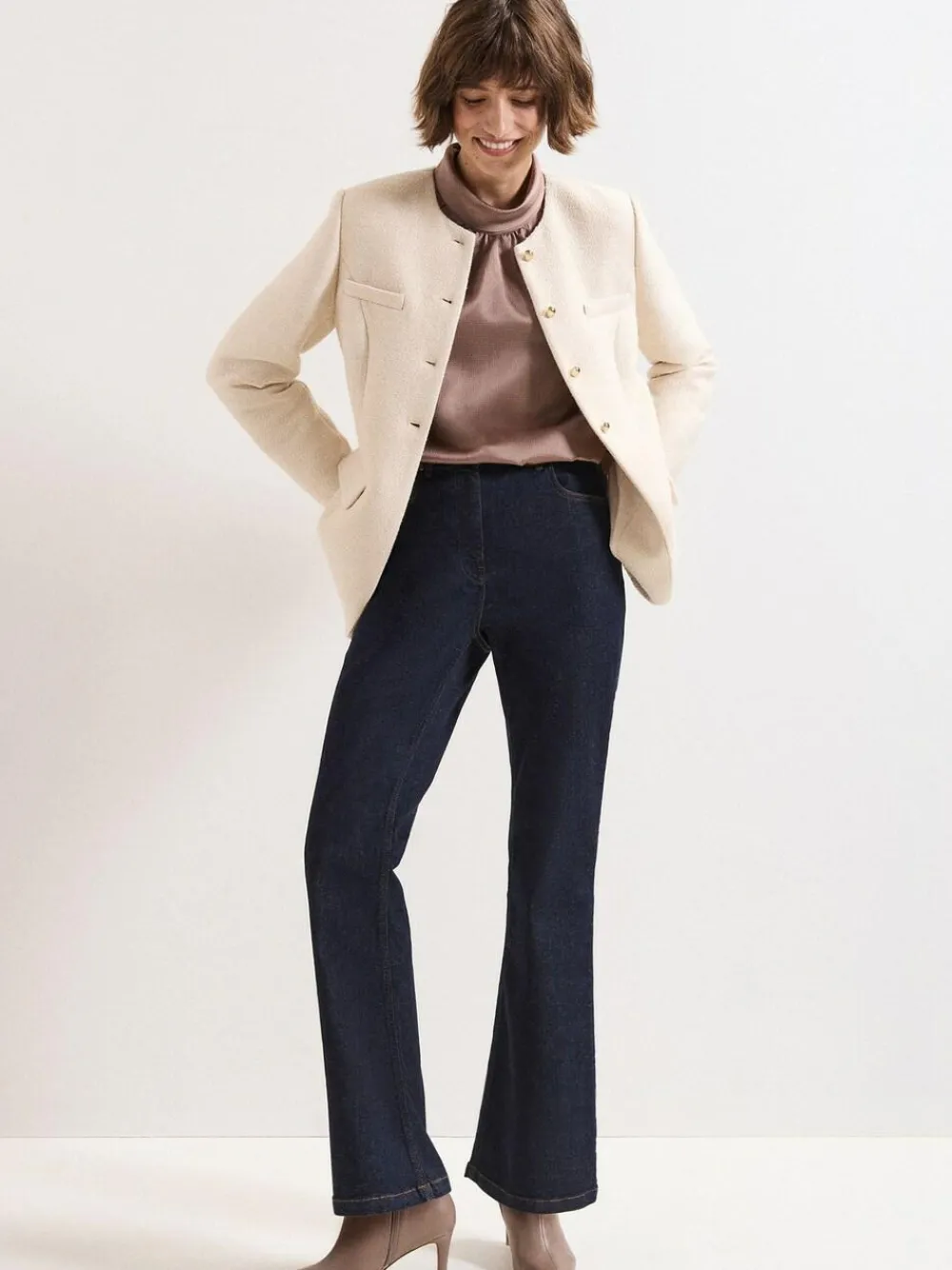 Phase Eight Cream Graziella Jacket^Women Blazers