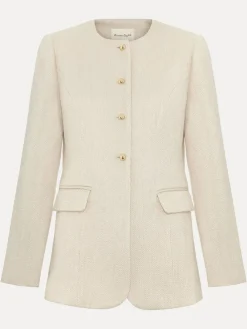 Phase Eight Cream Graziella Jacket^Women Blazers
