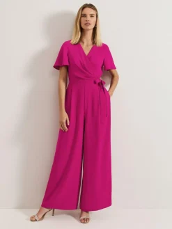 Hot Phase Eight Pink Julissa Wide Leg Jumpsuit