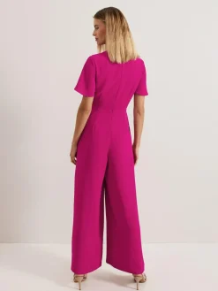 Hot Phase Eight Pink Julissa Wide Leg Jumpsuit