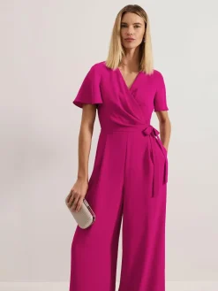 Hot Phase Eight Pink Julissa Wide Leg Jumpsuit