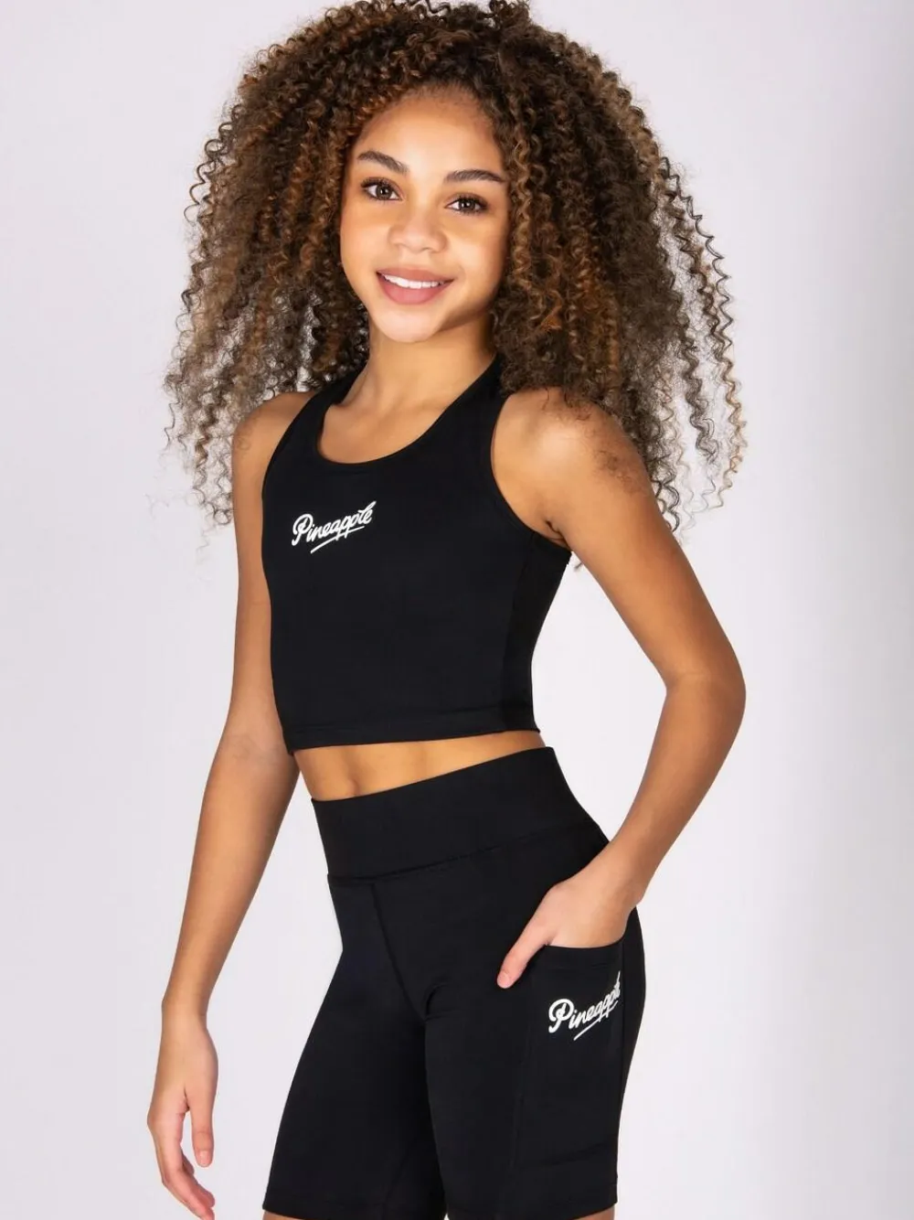 Pineapple Black Girls Active Vest^ Vests